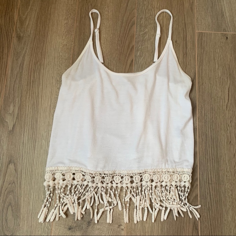 Pacsun LA Hearts Tassel Tank Top
